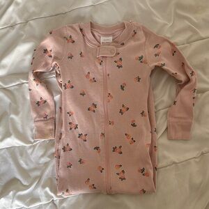 Hanna Andersson Pink Floral Kids Pajamas
